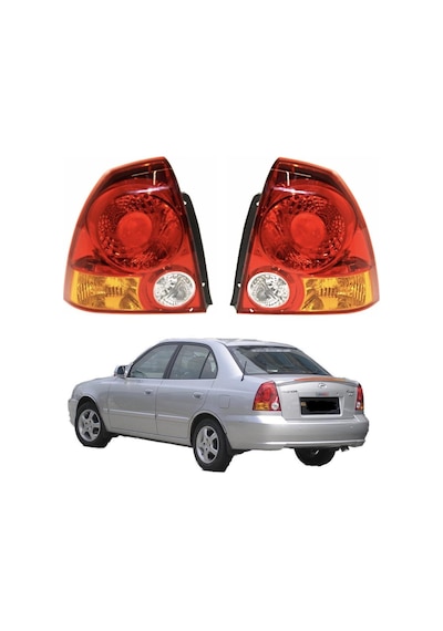 HYUNDAİ ACCENT ADMİRE SAĞ VE SOL STOP LAMBASI TAKIMI 2003--2005