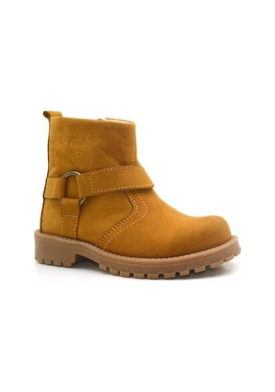 Chiron Hakiki Deri Fermuarlı Unisex Kız Erkek Çocuk Çizme Bot Çok Renkli
