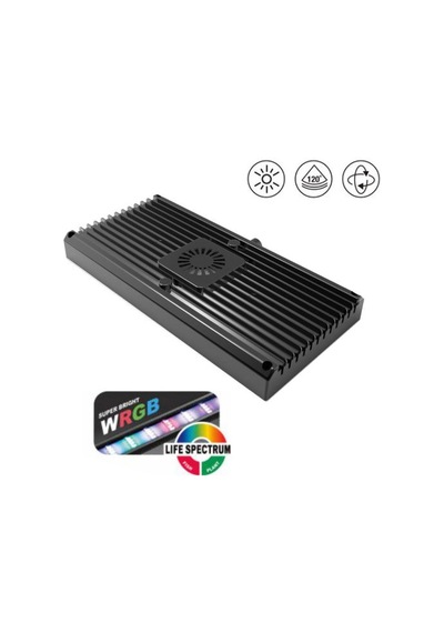 Coco 24w Fanlı Rgb Led Akvaryum Aydınlatma 108x238 Mm