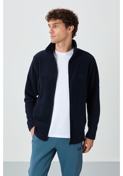 Air Jones Tommy Life Hardy Lacivert Standart Kalıp Polar Erkek Sweatshirt - 88299 Lacivert