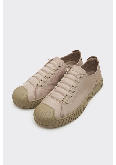 Derinet Lastik Bağcıklı Erkek Sneaker Bej Bej