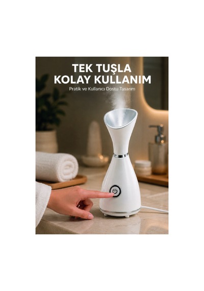Yüz Buhar Cihazı 80 Ml Su Hazneli Nano İyonik - Hs08378511-5349 Renkli