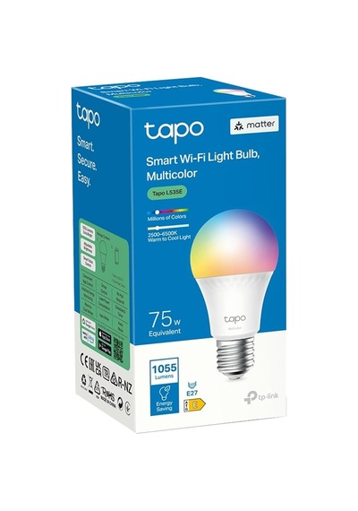 Ayrex Tp-link L535e, Matter Wi-fi Led Akıllı Ampul, Çok Renkli, E27,75w 806 Amazon Alexa Ve Google Home İle Çalış Diğer