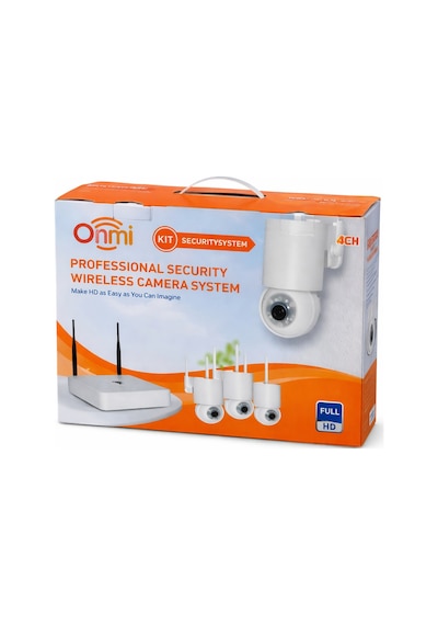 Onmi Ds440 4 Kanal Nvr + 3mp 4 Kamera Full Color Mik. Ptz Wifi Setapronx Ds440 4 Kanal Nvr + 3mp 4 11.03.01.00