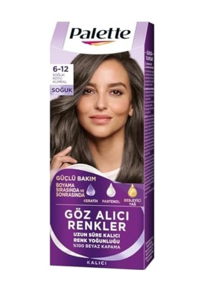 Göz Alıcı Renkler 6-12 Soğuk Koyu Kumral Saç Boyası
