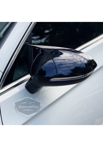 ŞüsCarOto Vw Scirocco 2008-2016 Batman Yarasa Ayna Kapağı Piano Black ABS Plastik (00)