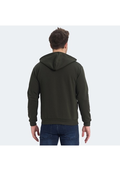 Slazenger KOZZAX IN Erkek Sweatshirt Haki