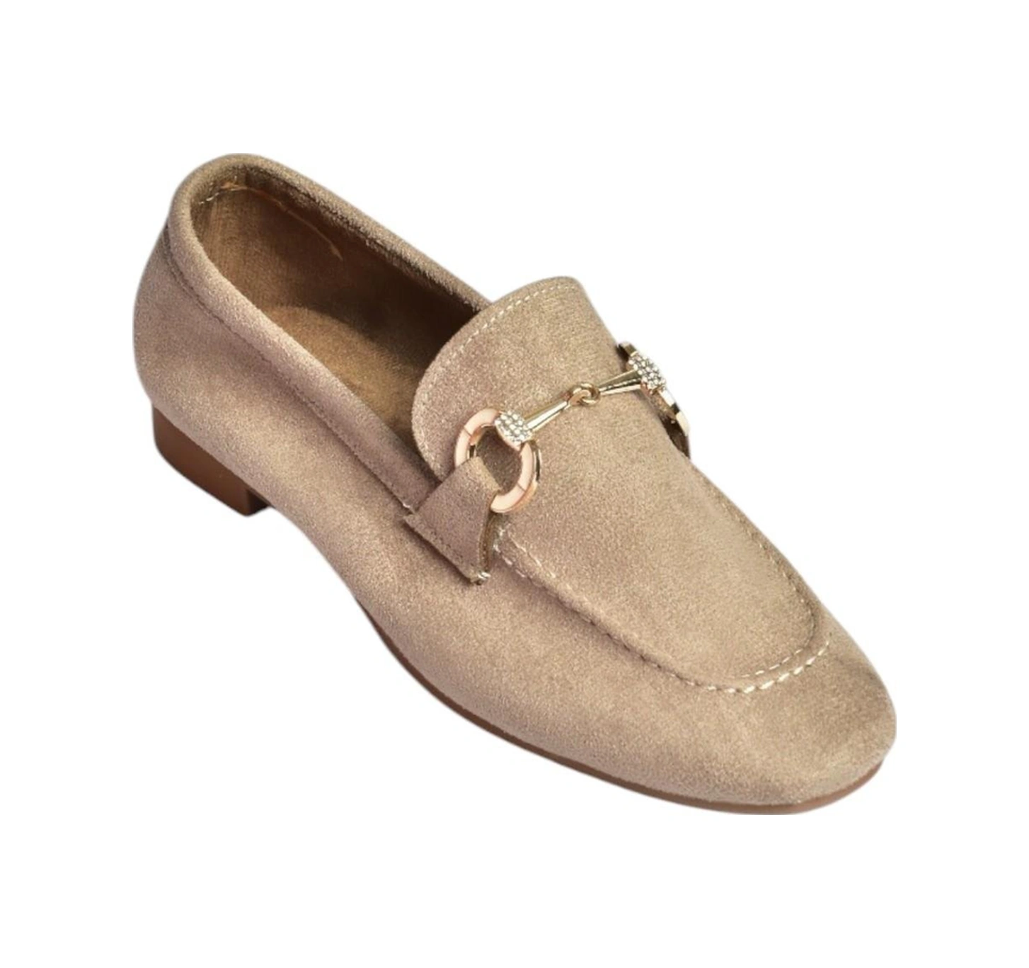 Fox Shoes V250017002 Vizon Süet Günlük Kadın Ayakkabı Vizon-süet
