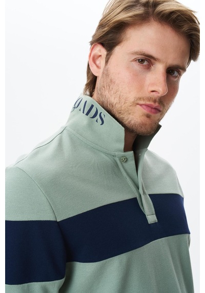 AR-MA Arma Erkek Regular Fit Çok Renkli % 100 Pamuk Pike Polo Yaka Tişört Y29374356102 Yeşil