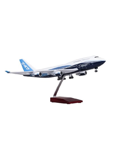 B747 Prototype Boeing 747 Yolcu Uçağı Model Uçak 1/150 Ölçek 47cm