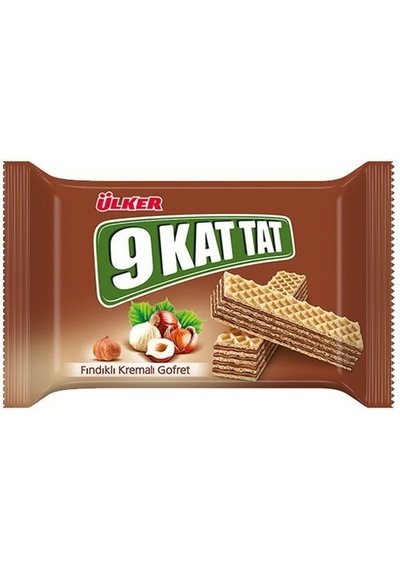 Ülker 9 Kat Tat Fındıklı Gofret 39 G