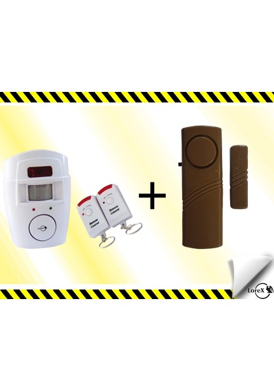 Lorex Lr-ng300 Pır Ev Alarmı Kahverengi Kapı Ve Pencere Alarmı