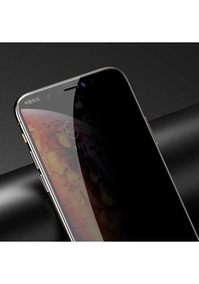 Apple Uyumlu   iPhone XS 5.8 Zore Kor Privacy Cam Ekran Koruyucu