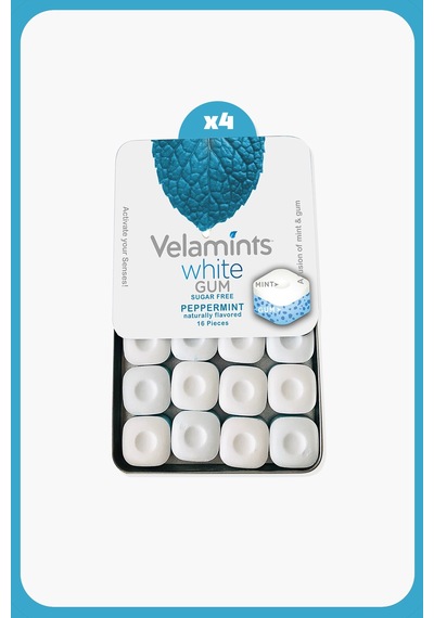 Velamints Mavi Nane Aromalı Sakız - 32 Gram - 4 Adet