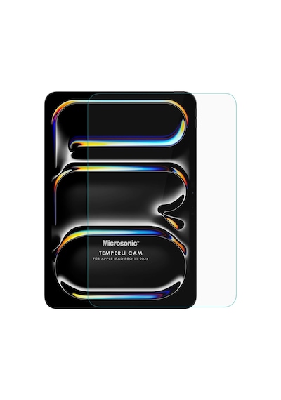 Apple İpad Pro 11 2025 A3357-a3358 Tempered Glass Cam Ekran Koruyucu İpad Pro 11 2025 İle Uyumlu Ekran Koruyucu - Şeffaf
