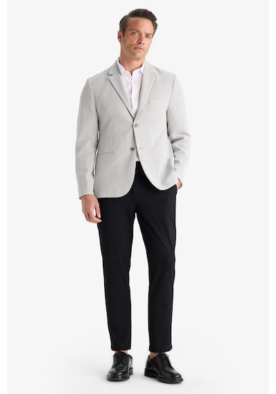 DeFacto Slim Fit Dar Kesim Yarım Astar Blazer Ceket E3447AX25SMGR323