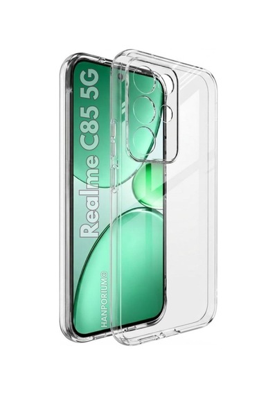 Realme C85 Uyumlu Silikon Kılıf - Pastel Renk Tonu Kamera Korumalı Esnek Kapak - Şeffaf