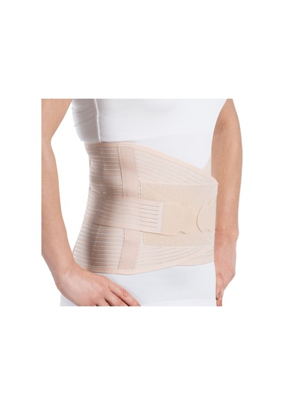 Wingmed Abdominal Korse 26cm Plus Destekli Kemerli Doğum Sonrasında Toparlayıcı, Cerrahi Müdahale Sonrası Siyah