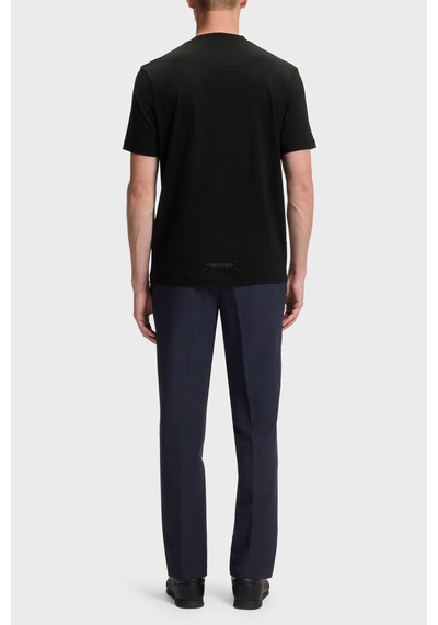 Boss Logolu Relaxed Fit Bisiklet Yaka T Shirt Erkek T Shirt 50564108 001 Siyah