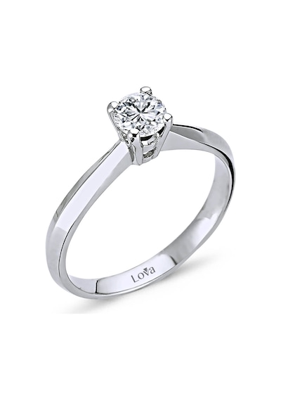Lova G Renk 0,30 Karat Pırlanta Tektaş Yüzük - Hrd - 1020106