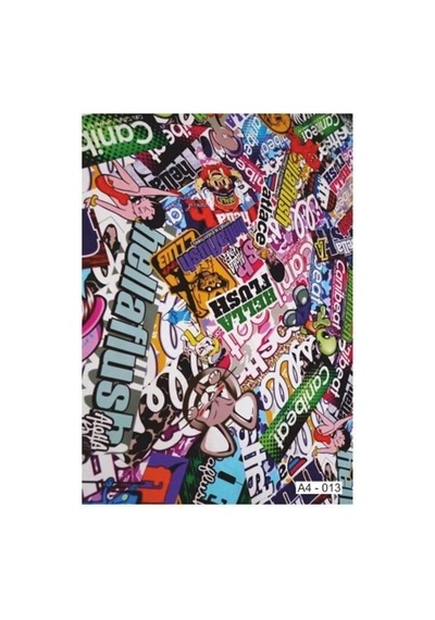 A4 Sticker 028 Tek Paket Çoklu Sticker Standart