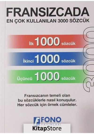 Fransızcada En Çok Kullanılan 3000 Sözcük Kitabı