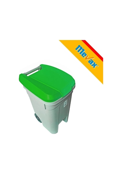Konteyner Çöp Kovası 65 Lt. Ak734 Altın - Krem