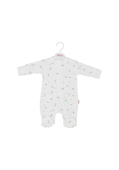 Tiffany Baby Kite Runnet Theme Fermuarlı Tulum 33040 Ekru