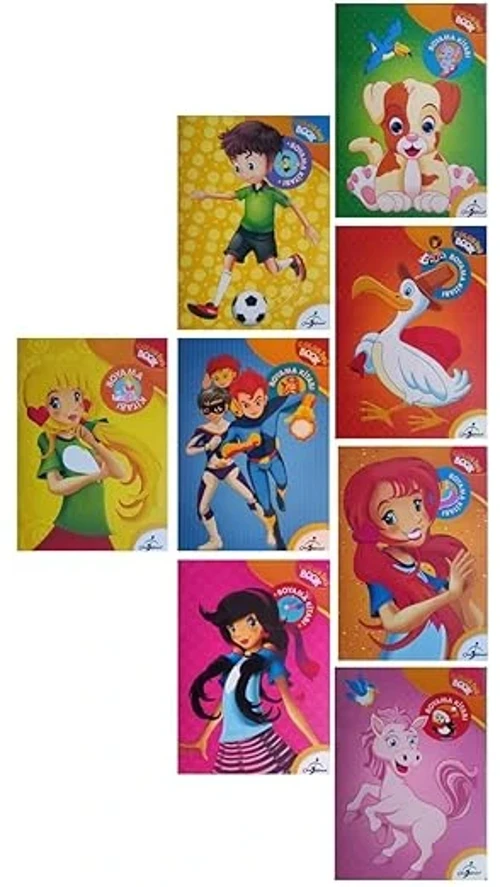 Coloring Book-boyama Kitabı 8 Kitap