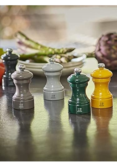Tuz Değirmeni Bistro 10 Cm Klasik Öğütme Derecesi Ayarı Pefc Sertifikalı Ahşaptan Safran Sarısı Boy Genel