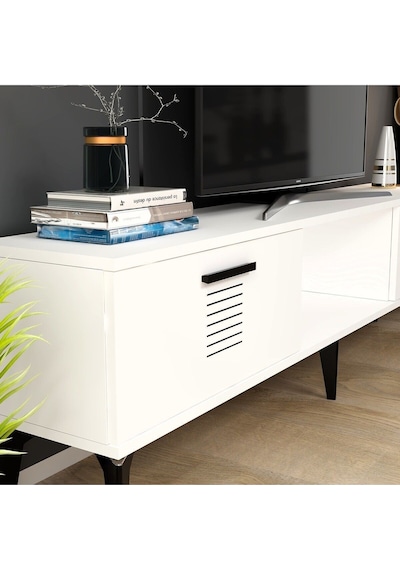 Assimo Tv Sehpası Alt Modül Beyaz-beyaz Beyaz-beyaz