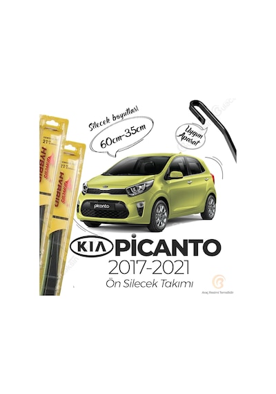 Kia Picanto Silecek Takımı 2017-2021 İnwells Hibrit