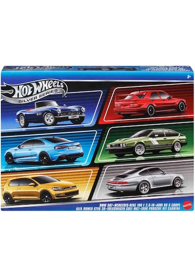 Hot Wheels Jby79 Silver Series Euro Style 6-pack Beyaz
