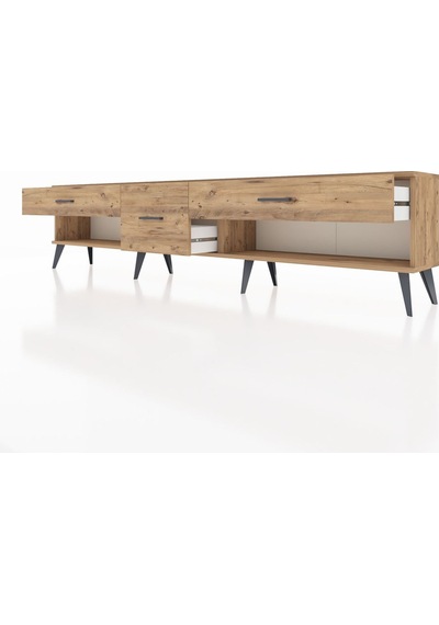 Arges Tv Ünitesi 3 Çekmeceli 220x30x51 Çam-çam Atlas Çam/atlas Çam - Atlas Çam Arges Tv Ünitesi 3 Çekmeceli 220x30x51 Çam-çam Atlas Çam/atlas Çam - Atlas Çam