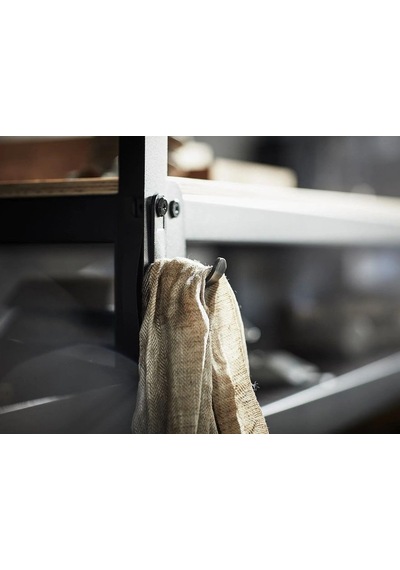 Ikea Bror Banyo Askısı 2 Kancalı 2'li 3 X 5 X 7 Cm Siyah