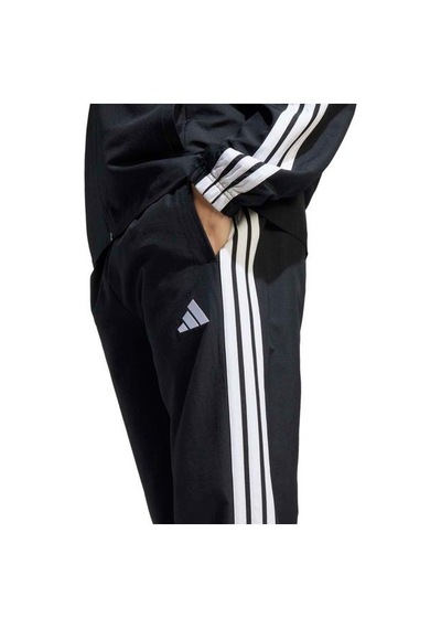 Adidas 3 Stripes Wv Tt Ts Erkek Siyah Eşofman Takımı