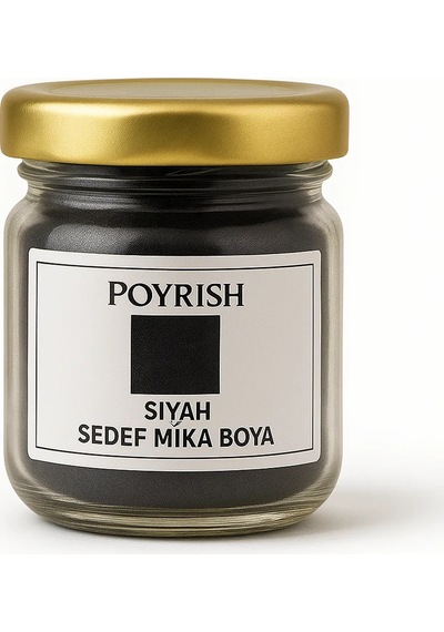Siyah Sedef Mika Boya 10 Gr. Renksiz