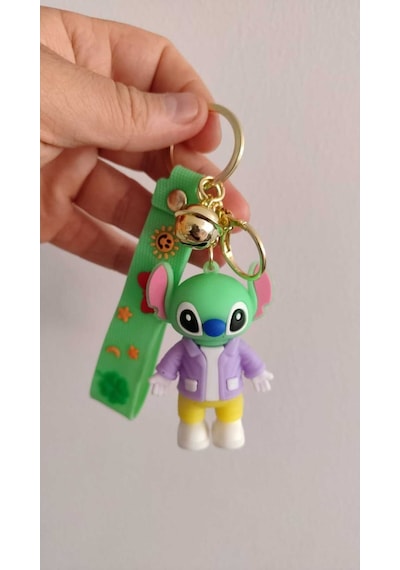 Stitch Silikon Anahtarlık Büyük Boy Çanta Aksesuar