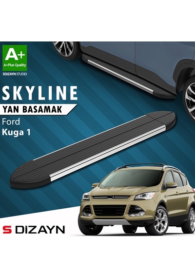 S-dizayn Ford Kuga 1 Skyline Krom Yan Basamak 183 Cm 2008-2012 A+ Kalite
