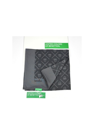 Benetton Elegante Uno Şal 1026 Koyu Antrasit