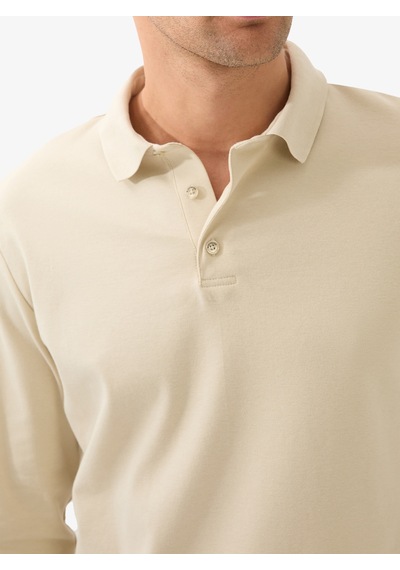 Erkek Polo Yaka T-shirt 40819 - Krem Krem