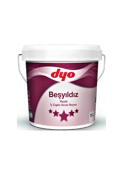 Dyo Beşyıldız Plastik Beyaz 3,5 Kg Dyo Beşyıldız Plastik Beyaz 3,5 Kg