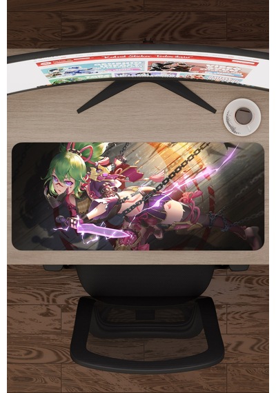 Kuki Shinobu Genshin Impact Anime Oyuncu V5 - 70x30 Xl Gaming Mouse Pad Fare Altlığı