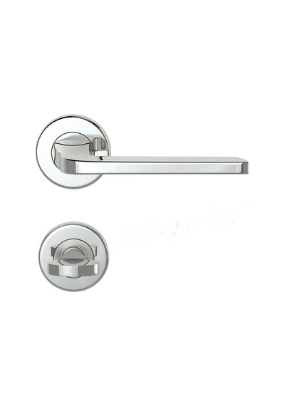 Condi 1032 Krom Rozetlı Kapı Kolu Krom Rozetli Wc Tk