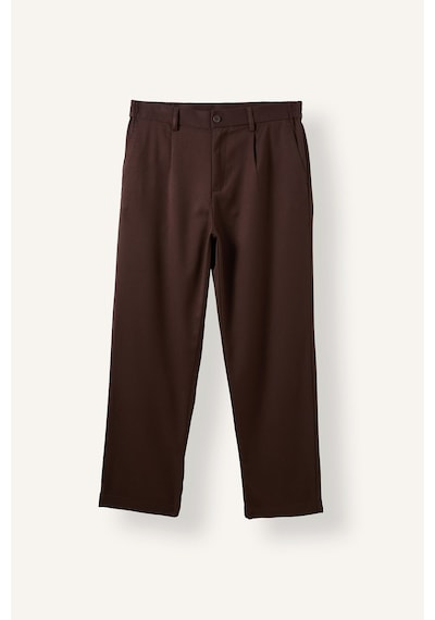 Defacto Koyu Düz Paça Baggy Fit Pantolon H4949ax26aubn337 Kahve-bn337