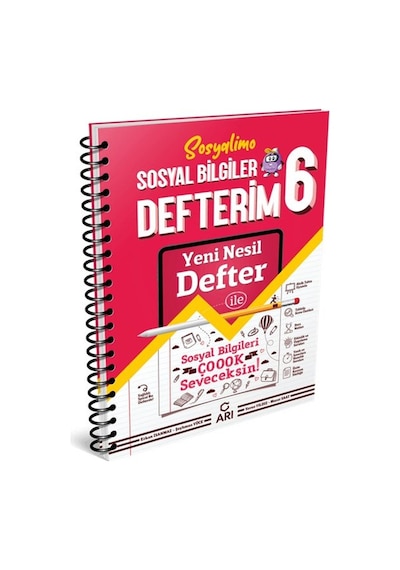 Arı Yayınları 6. Sınıf Sosyal Bilgiler Defterim - Sosyalimo