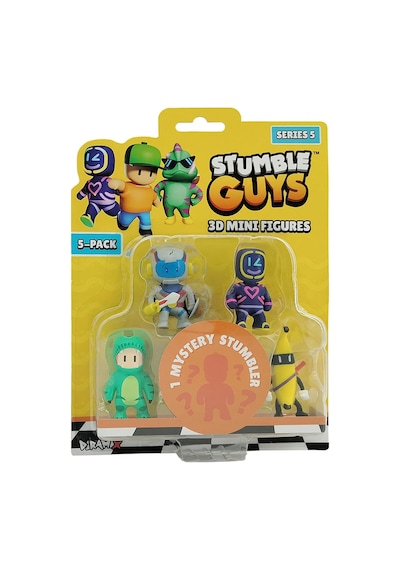 Stumble Guys Üç Boyutlu Beş Parça Mini Figür Set 1