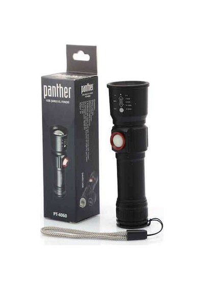 Panther Pt-4060 Usb Şarjlı Fener N11.15712