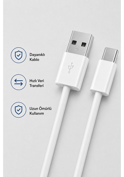 120w Süper Hızlı Şarj Adaptörü Type-c Kablo Dahil Akıllı Çipli Güvenli Şarj Cihazı