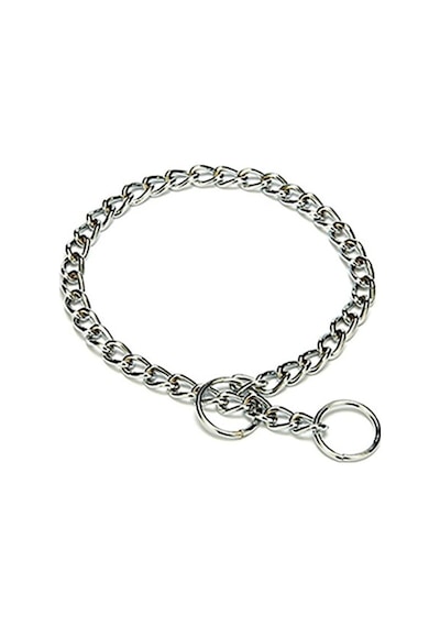 Doggie Chrome Plated Zincir Tasma 3 x 50-50 CM Gri